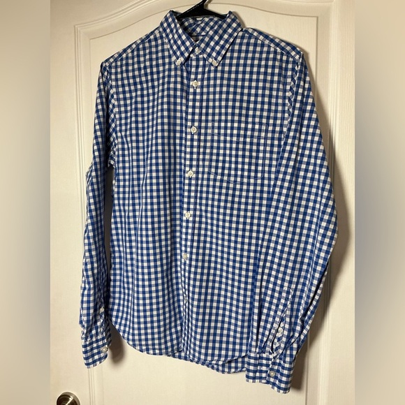 GAP Blue and White Button Down Shirt in Vibrant Blue and White - Picture 1 of 6